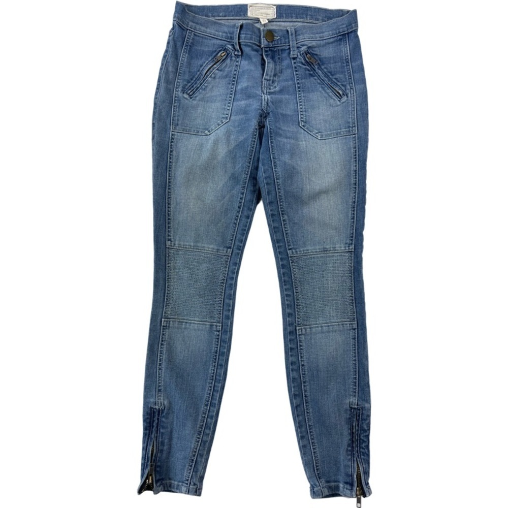 ✅ CURRENT ELLIOTT Women The Moto Stiletto in Apache Cropped Skinny jean Sz 26